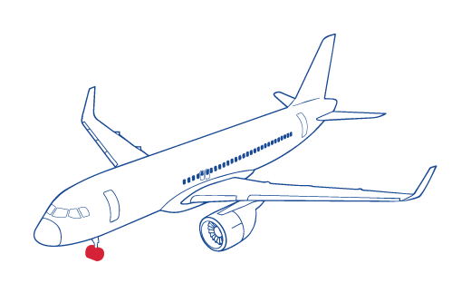 Main Landing Gear (MLG) & Nose Landing Gear (NLG) Covers
