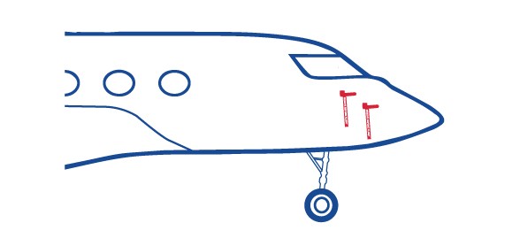 Pitot, TAT, AOA, Ice Covers